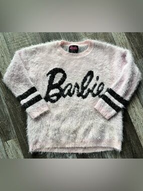 BARBIE | Fuzzy Pink Sweater